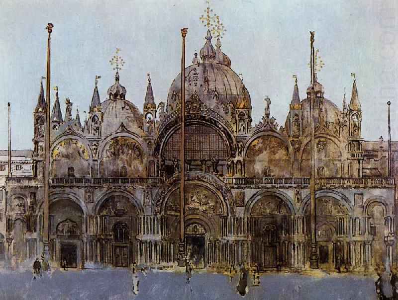 St Mark's Cathedral, Venice, Walter Sickert